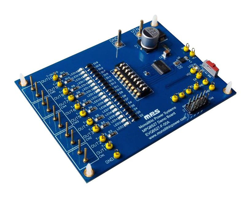 Monolithic Power Systems (MPS) EVQ6527-F-00A Evaluation Board MPQ6527 Management H-Bridge Motor Driver