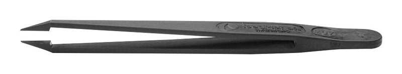 IDEAL-TEK 707.CF Tweezer, ESD, Bent, Flat, PA66, 115 mm