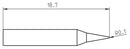 Weller RTM 002 C L Soldering TIP Conical 0.2MM