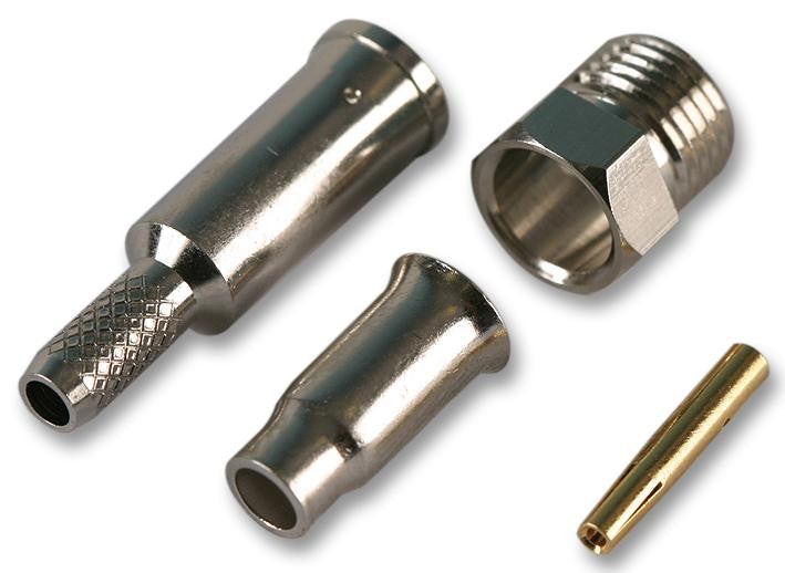 TE CONNECTIVITY 1-1337552-0 RF / Coaxial Connector, FME Coaxial, Straight Jack, Crimp, 50 ohm