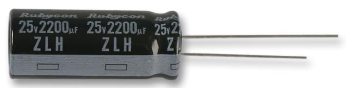 RUBYCON 50ZLH120MEFC8X16 Electrolytic Capacitor, Miniature, 120 &micro;F, 50 V, ZLH Series, &plusmn; 20%, Radial Leaded, 8 mm