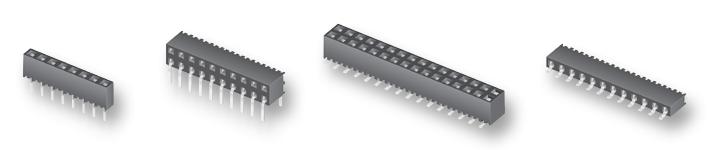 Samtec MMS-120-02-L-DV Board-To-Board Connector 2 mm 40 Contacts Receptacle MMS Series Surface Mount Rows