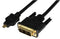 Startech HDDDVIMM1M Audio / Video Cable Assembly Hdmi Micro Plug DVI-D 3.28 ft 1 m Black