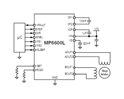 Monolithic Power Systems (MPS) MP6600LGR-P MP6600LGR-P Motor Driver Stepper 1.5 A Output 4.5 V to 35 Supply QFN-24 -40 &Acirc;&deg;C 125