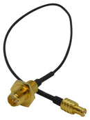 Multicomp MC002681 RF / Coaxial Cable Assembly Rear Lock SMA RP Bulkhead Jack MCX Plug 1.37mm 50 ohm 7.9 &quot;