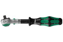 Wera 8000 A 8000 A 1/4" Drive Zyklop Ratchet With Ball Lock for Square Sockets and Accessories Drives