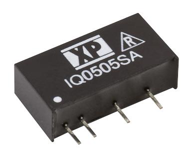 XP Power IQ2412S Isolated Through Hole DC/DC Converter Semi Regulated ITE 1:1 1 W 2 Output 12 V 41.5 mA