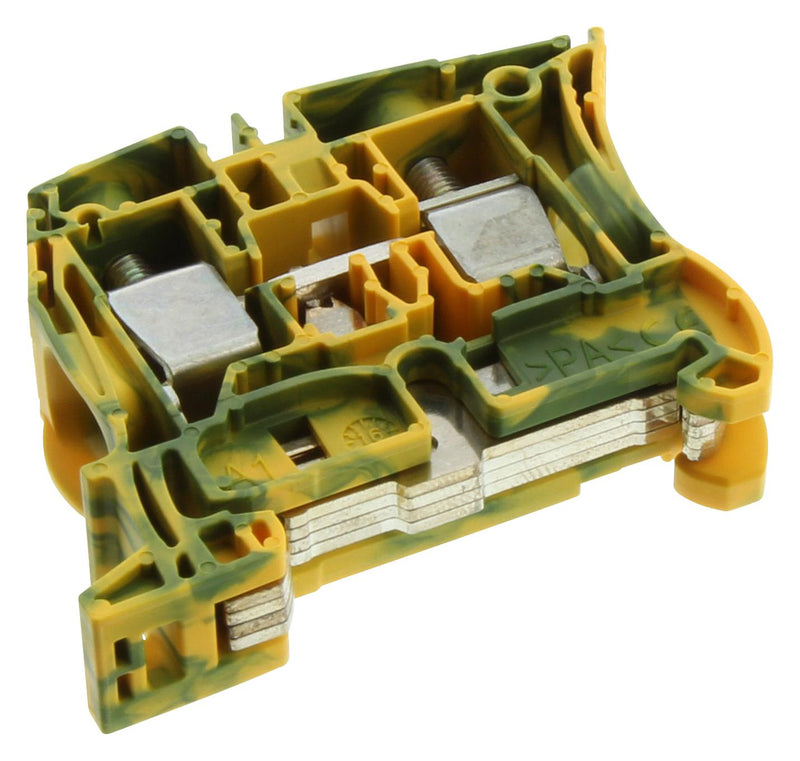 Entrelec - TE Connectivity 1SNK512150R0000 1SNK512150R0000 DIN Rail Mount Terminal Block 2 Ways 3 AWG 16 mm&Acirc;&sup2; Screw