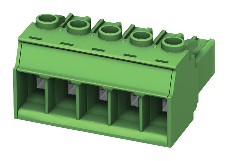 Phoenix Contact PC 5/ 3-ST1-762 Pluggable Terminal Block 7.62 mm 3 Ways 24AWG to 8AWG 6 mm&Acirc;&sup2; Screw 41 A