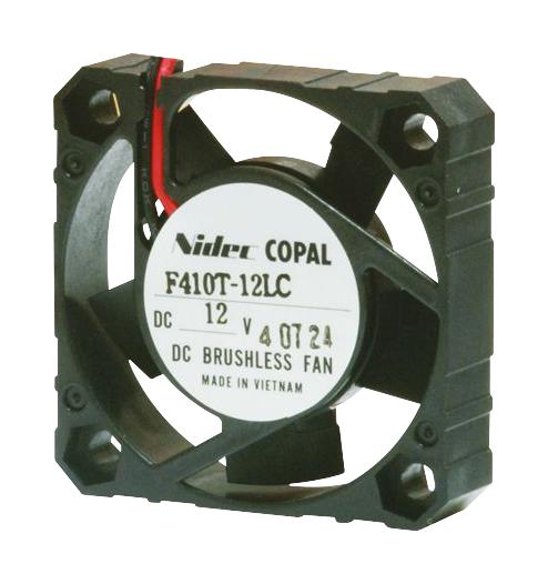 Nidec Copal Electronics F410T-12LC Axial Fan 12 V DC 40 mm 10 dBA 3.884 cu.ft/min