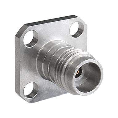 Bulgin Limited RF185A4PCCA RF / Coaxial Connector 1.85mm Straight Flanged Plug Solder 50 ohm Beryllium Copper