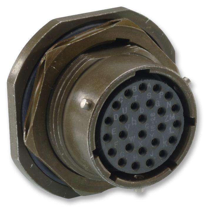 ITT Cannon KPT07E22-41SW KPT07E22-41SW Circular Connector KPT Jam Nut Receptacle 41 Contacts Solder Socket Bayonet 22-41