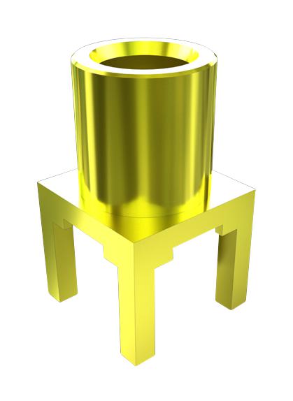 Samtec MCX-J-P-H-ST-TH1 RF / Coaxial Connector MCX Straight Jack Through Hole Vertical 50 ohm Beryllium Copper