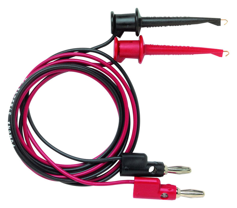 Pomona 3782-24-02 Test Lead Minigrabber Hook Clip 4mm Stackable Banana Plug 60 V 5 A Black Red 610 mm