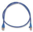 VIDEK 2965-0.5B Ethernet Cable, Patch Lead, Cat5e, RJ45 Plug to RJ45 Plug, Blue, 500 mm