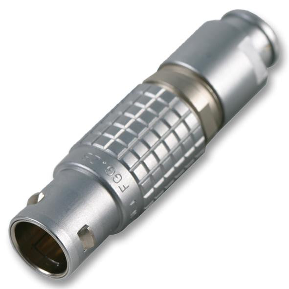 LEMO FGG.2B.314.CLAD92Z Circular Connector, 2B Series, Cable Mount Plug, 14 Contacts, Solder Pin, Push-Pull, Brass Body