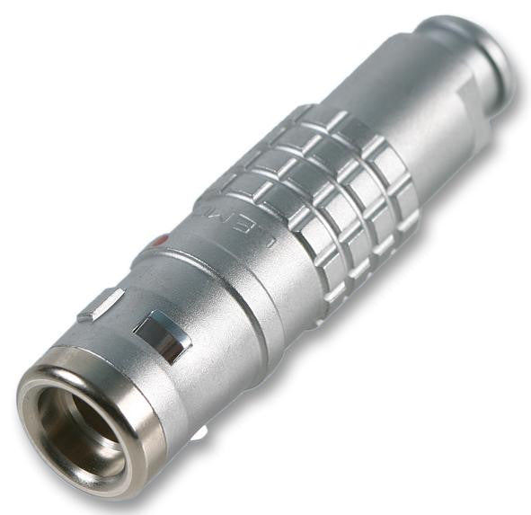 LEMO FGG.0K.303.CLAC45Z Circular Connector, 0K Series, Cable Mount Plug, 3 Contacts, Solder Pin, Push-Pull, Brass Body