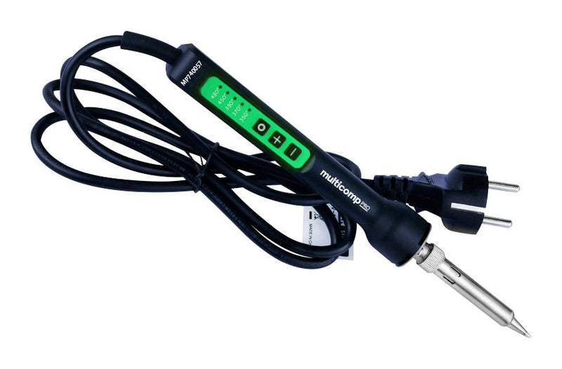 Multicomp PRO MP740057 Soldering Iron LED Indication 150 W 480 &deg;C 240 VAC Digital Range EU