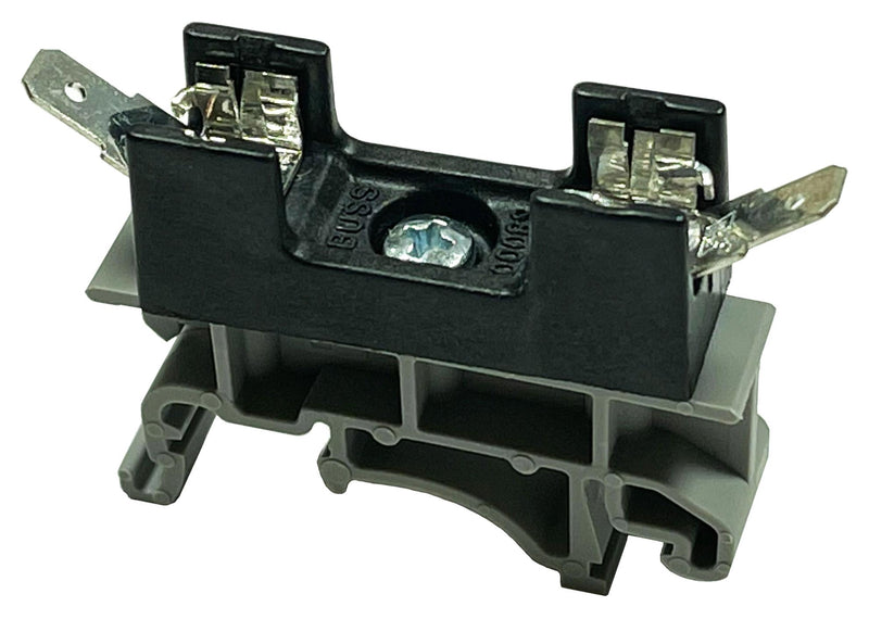 Eaton Bussmann BK-S-8102-1X-DIN Cartridge Fuse Holder 1 20 A 600 V 1/4 " x 1-1/4 Quick Connect