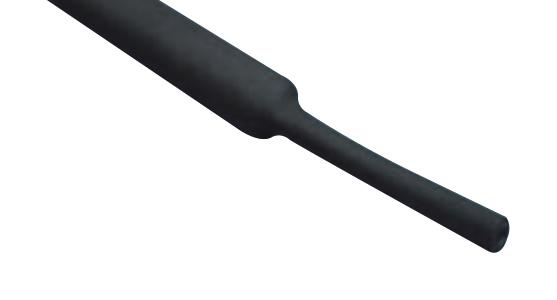 Qualtek Electronics Q5-3X-1/4-01-SS100M Heat Shrink Tubing 6MM 3:1 BLK 100M