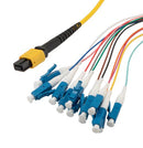 L-COM MPF12OS2-09LCR-5 MPF12OS2-09LCR-5 Fibre Cord MPO Jack TO LC 12FIBRES 5M