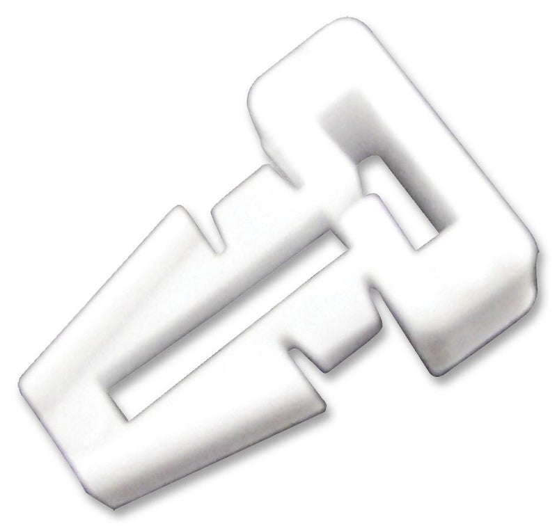 HELLERMANNTYTON 151-40119 Cable Tie Mount, 6.3 mm, Push Barb, Nylon 6.6 (Polyamide 6.6), Natural