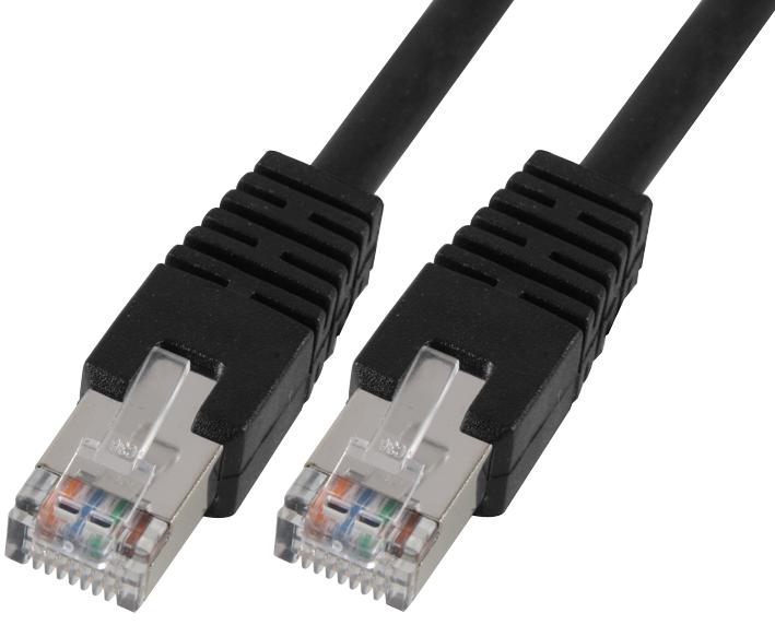 PRO Signal PSG91660 Ethernet Cable STP Cat5e 0.2 m 7.9 " RJ45 Plug to Black