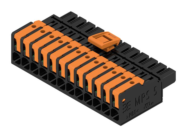 Weidmuller 2741770000 2741770000 Pluggable Terminal Block 5 mm 12 Ways 20AWG to 14AWG 2.5 mm&Acirc;&sup2; Snap In 26.8 A