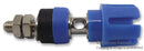 CLIFF ELECTRONIC COMPONENTS TP/6S BLUE ASSEMBLED Binding Post, TP Series, 30 A, Nickel Plated Contacts, Blue