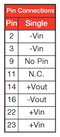 XP Power JCJ1024S05 JCJ1024S05 Isolated Through Hole DC/DC Converter 2:1 Input ITE 10 W 1 Output 5 V 2 A