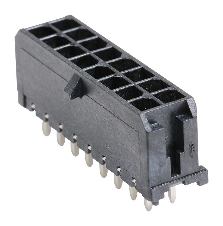 Molex 43045-1628 Wire-To-Board Connector 3 mm 16 Contacts Header Micro-Fit 3.0 43045 Series Through Hole