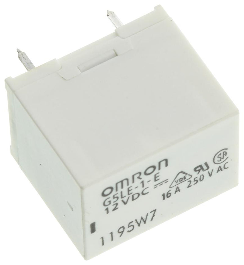 Omron Electronic Components G5LE-1-E DC12 Relay Spdt 250VAC 30VDC 16A