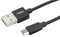 Ansmann 1700-0077 1700-0077 USB Cable Type A Plug to Micro B 2 m 6.6 ft Black