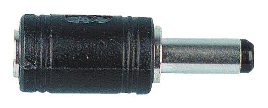 MULTICOMP JR1833 Connector Adaptor, DC Power - 2.1mm, 1 Ways, Receptacle, DC Power - 2.5mm, 1 Ways, Plug