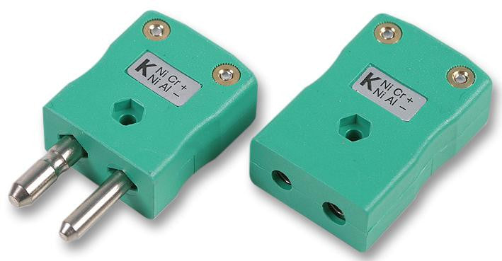 LABFACILITY IS-K-M/F Thermocouple Connector, Plug, Receptacle, Type K, IEC, Standard