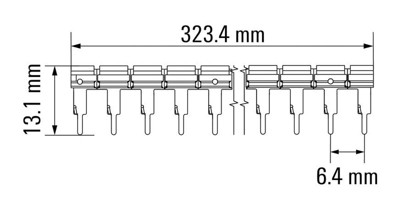 Weidmuller 2556370000 2556370000 Cross Connector 300V 6.4MM