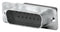 AMP - TE Connectivity 205206-9 D Sub Connector Housing 15 Ways DA Amplimite HDP-20 Series Plug Steel Body