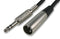 PRO SIGNAL SVC683-3M Audio / Video Cable Assembly, XLR Plug, 3 Way, 6.35mm (1/4") Stereo Jack Plug, 9.8 ft, 3 m, Black