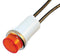 WAMCO WL-1090C3-12V LAMP, INCANDESCENT INDICATOR, 12V, 80mA, WIRE LEADED