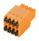 Weidmuller 1277310000 1277310000 Pluggable Terminal Block 3.5 mm 10 Ways 26AWG to 16AWG 1.5 mm&Acirc;&sup2; Push In 13.4 A