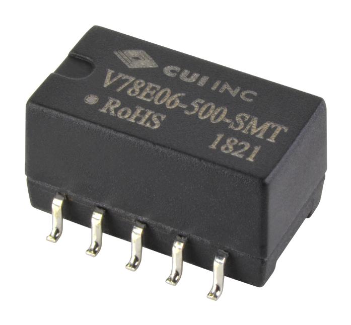 CUI V78E12-500-SMT-TR Non Isolated POL DC/DC Converter 1 Output 6 W 12 V 500 mA Fixed Adjustable