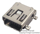 TE CONNECTIVITY 1734035-2. MINI USB CONNECTOR, RECEPTACLE 5POS, SMD