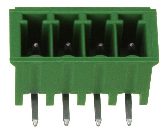 BUCHANAN - TE CONNECTIVITY 284512-4 Terminal Block, Header, 3.5 mm, 4 Ways, 11 A, 300 V, Through Hole Right Angle