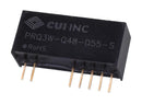 CUI PRQ3W-Q48-D512-S Isolated Through Hole DC/DC Converter ITE 4:1 3 W 2 Output 5 V 300 A