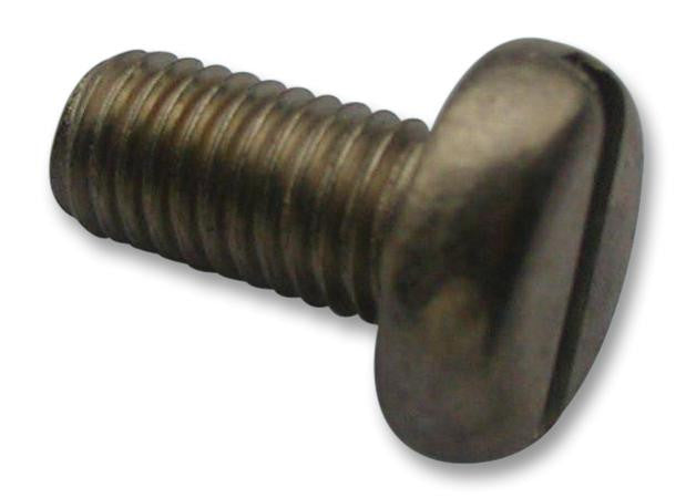 TR FASTENINGS M2.516 PSA2MCS100- Machine Screw, M2.5, Stainless Steel, 16 mm, Pan Head Slotted