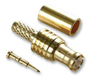 RADIALL R113082000 RF / Coaxial Connector, MCX Coaxial, Straight Plug, Crimp, 50 ohm, RG316, Brass