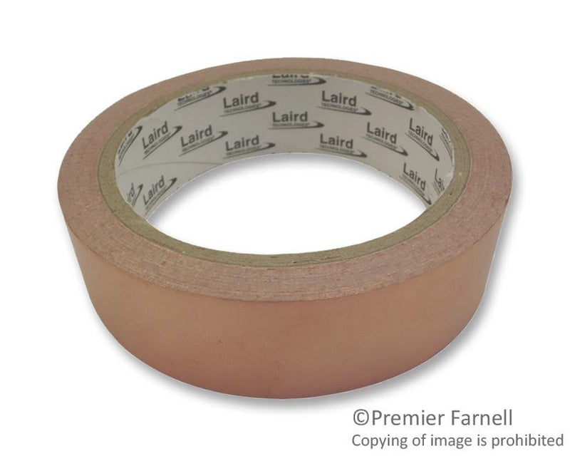 LAIRD TECHNOLOGIES 8271-0100-39 Tape, Conductive Electro Foil, Copper Foil, 25.4 mm, 1 ", 16.5 m, 54.13 ft