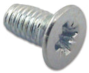 TR FASTENINGS M4 12 KRSTTT TC1D - Screw, Self-Tapping, M4, 12 mm, Bright Zinc, Steel, Flat / Countersunk Head Pozidriv