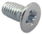 TR FASTENINGS M4 12 KRSTTT TC1D - Screw, Self-Tapping, M4, 12 mm, Bright Zinc, Steel, Flat / Countersunk Head Pozidriv