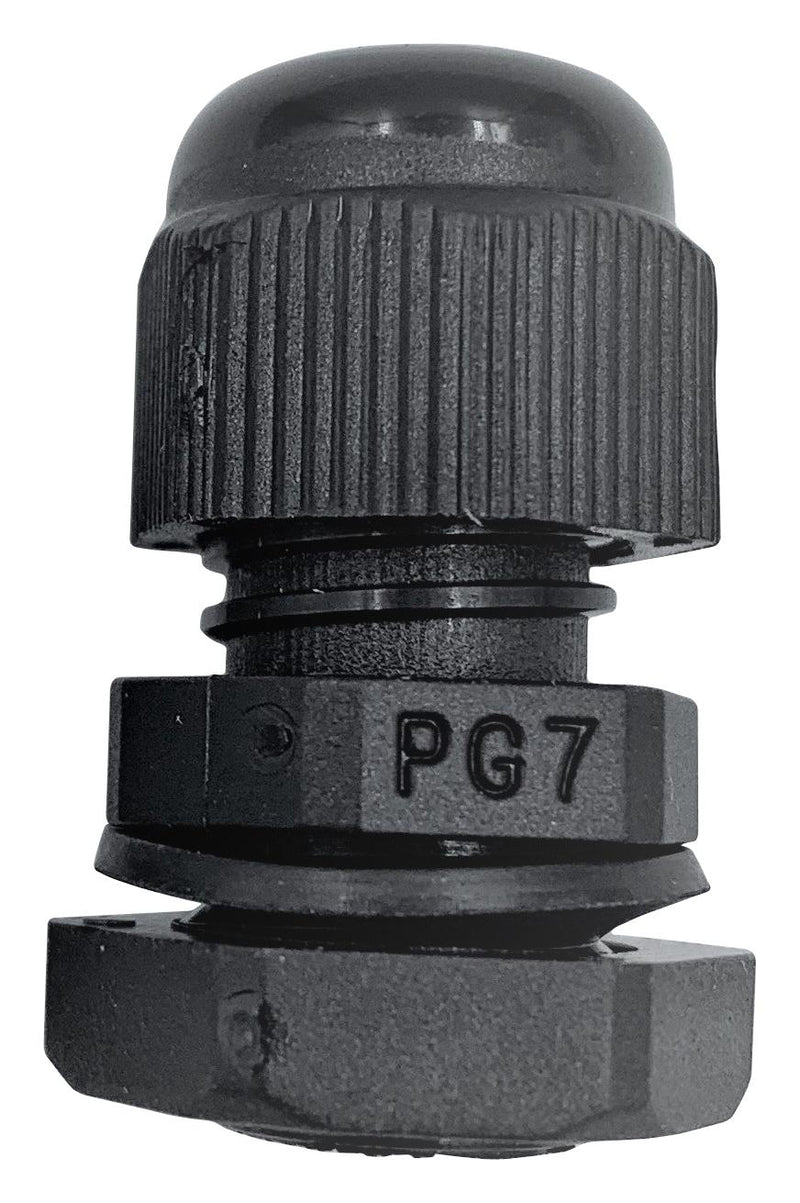 PRO Elec PELB0281 PELB0281 Cable Gland PG9 4 mm 8 NBR (Nitrile Butadiene Rubber) Nylon 6.6 (Polyamide 6.6) Black